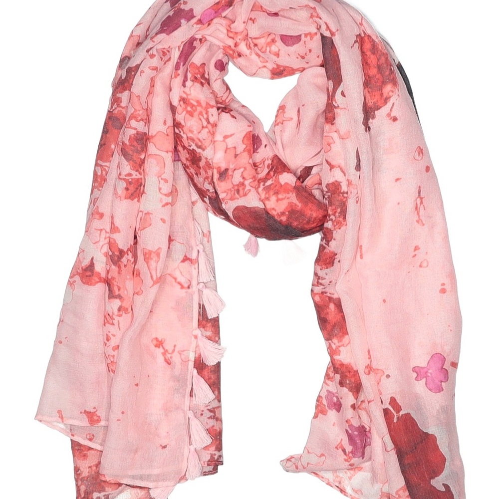 Peter Som Floral Print Scarf Women’s 64”L X 39” W Pink